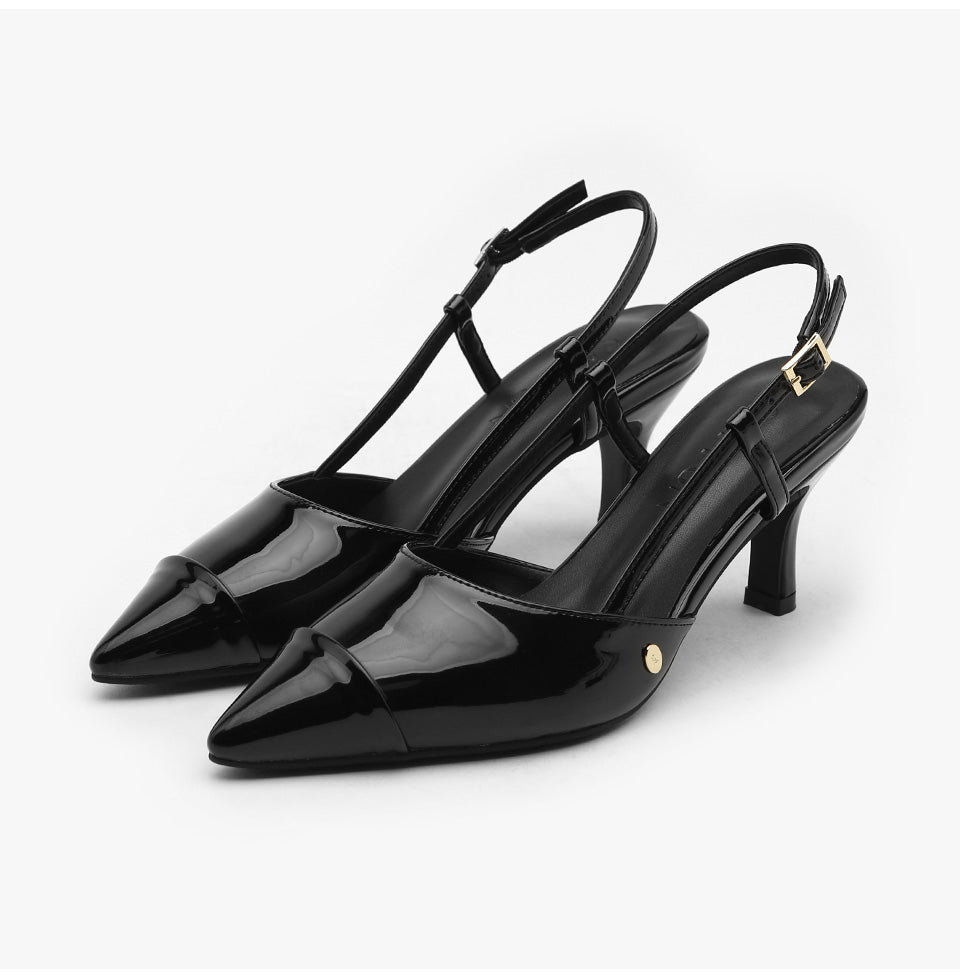 韓國 Sappun Arinth Enamel Slingback Heel【SA021】