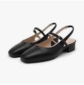 韓國 Sappun Daphni Mary Jane Slingback Flat Shoes (3cm)
 【SA074】