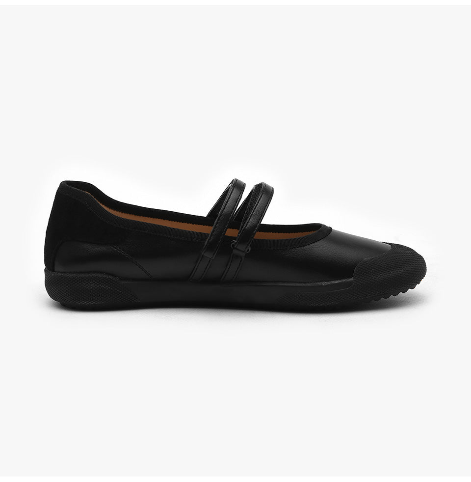 韓國 Sappun Bernice Double Strap Mary Jaine Sneakers (3cm)
 【SA058】