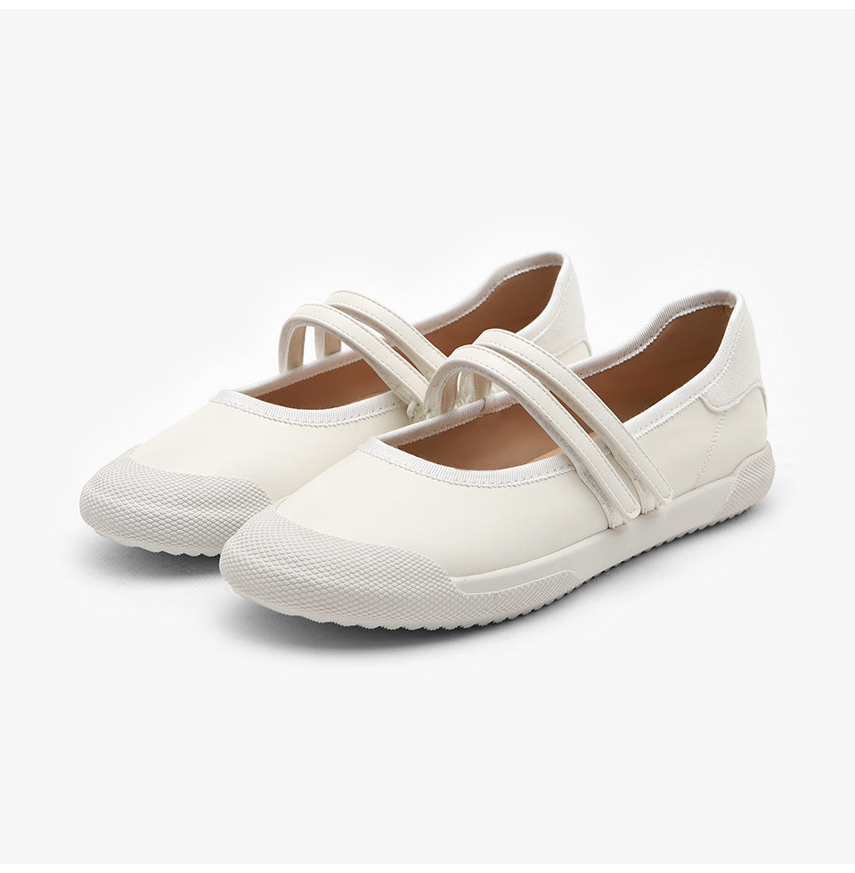 韓國 Sappun Bernice Double Strap Mary Jaine Sneakers (3cm)
 【SA058】