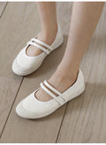 韓國 Sappun Bernice Double Strap Mary Jaine Sneakers (3cm)
 【SA058】