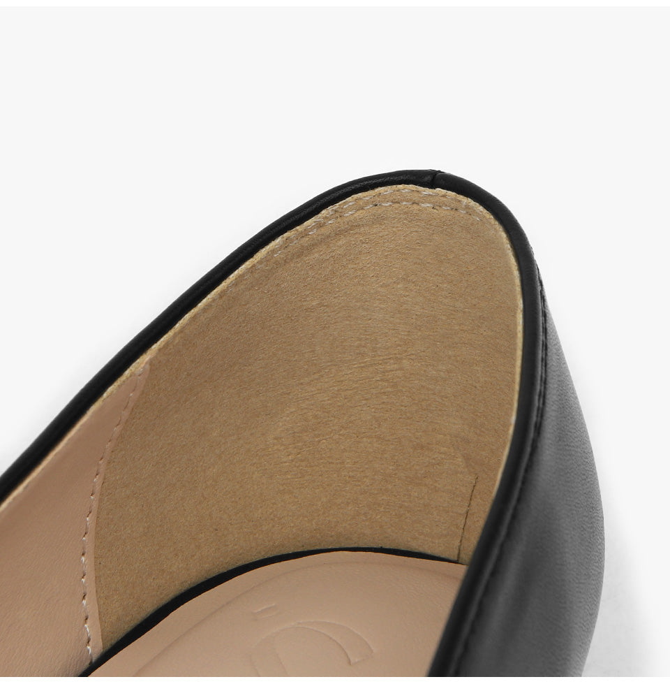 韓國 Sappun Daphney Square Flat Shoes (3cm)【SA075】