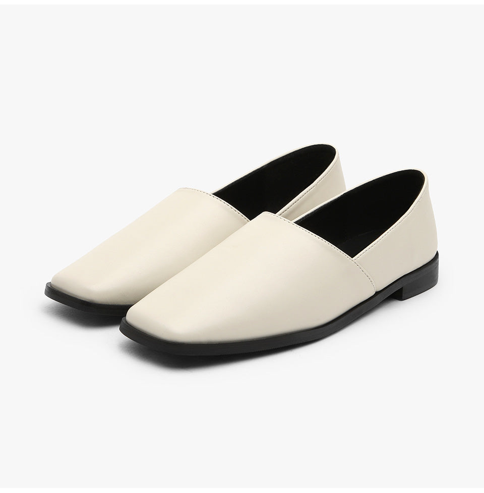 韓國 Sappun Leanan Square Loafers (3.5cm)【SA061】