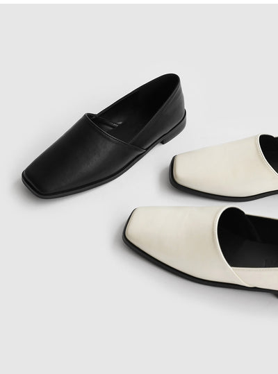 韓國 Sappun Leanan Square Loafers (3.5cm)【SA061】