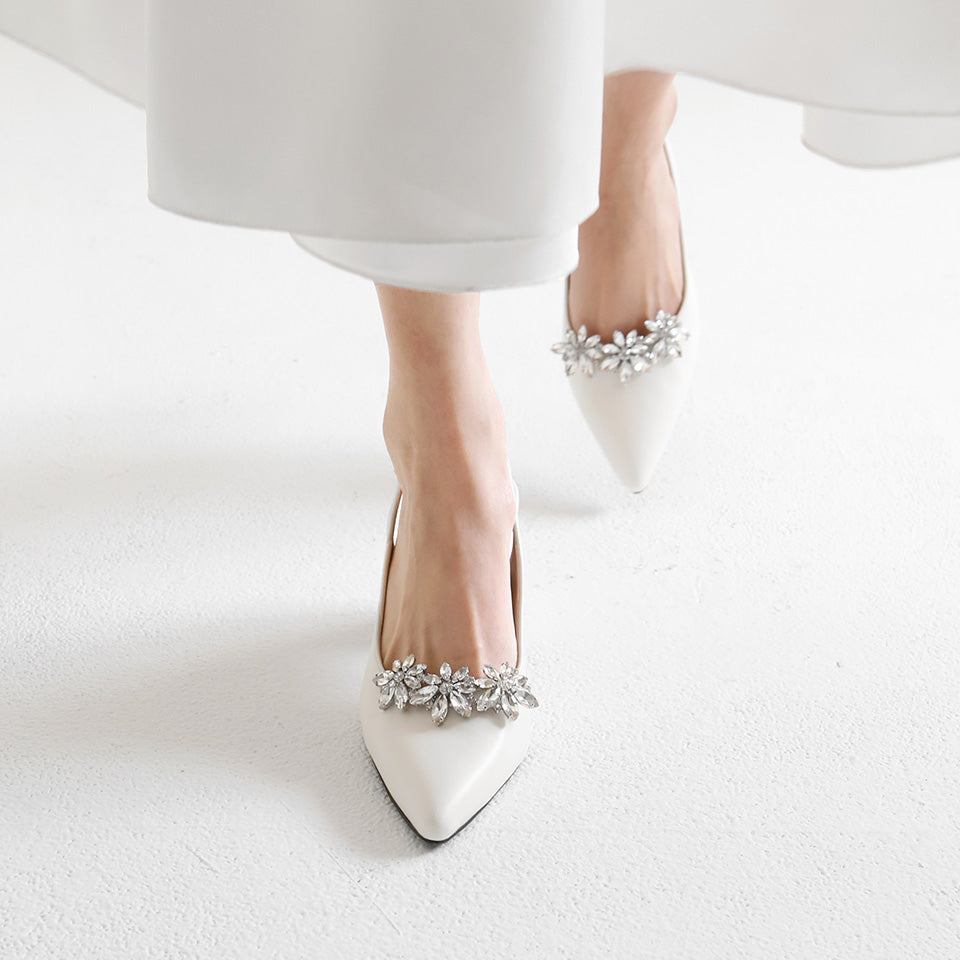 韓國 Sappun Flower cubic shoes brooch【SA089】