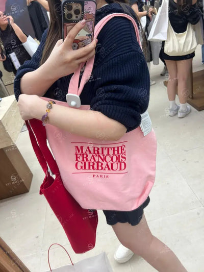 【現貨】韓國 Marithe Francois Girbaud Classic Logo Square Eco Bag【MF607】